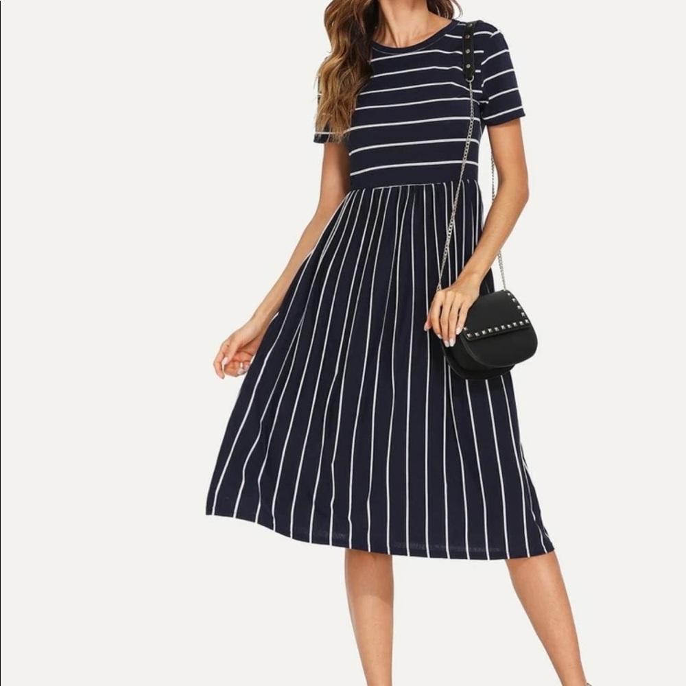 Striped T-shirt Dress